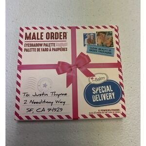 The Balm Cosmetics-  Male Order - Eyeshadow Palette - 6 Shades - New In Box